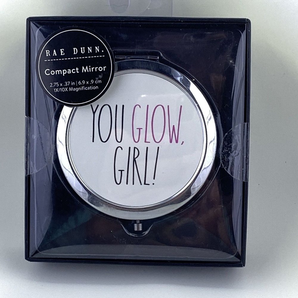 Rae Dunn You Glow Girl Compact Mirror